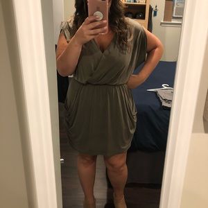 RACHEL by Rachel Roy Olive Cocktail Dress